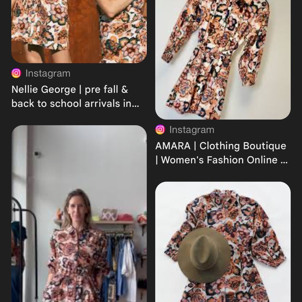 Cleobella floral block print cotton poplin shirt dress 14 - Picture 13 of 16